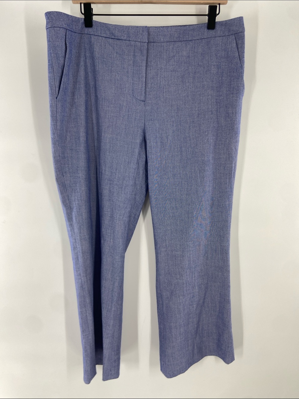 Halogen Blue Trousers Size 14P Gently Used